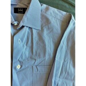 Ike Behar Long Sleeve Button Down Shirt 16 1/2 - 34 Made in the USA
